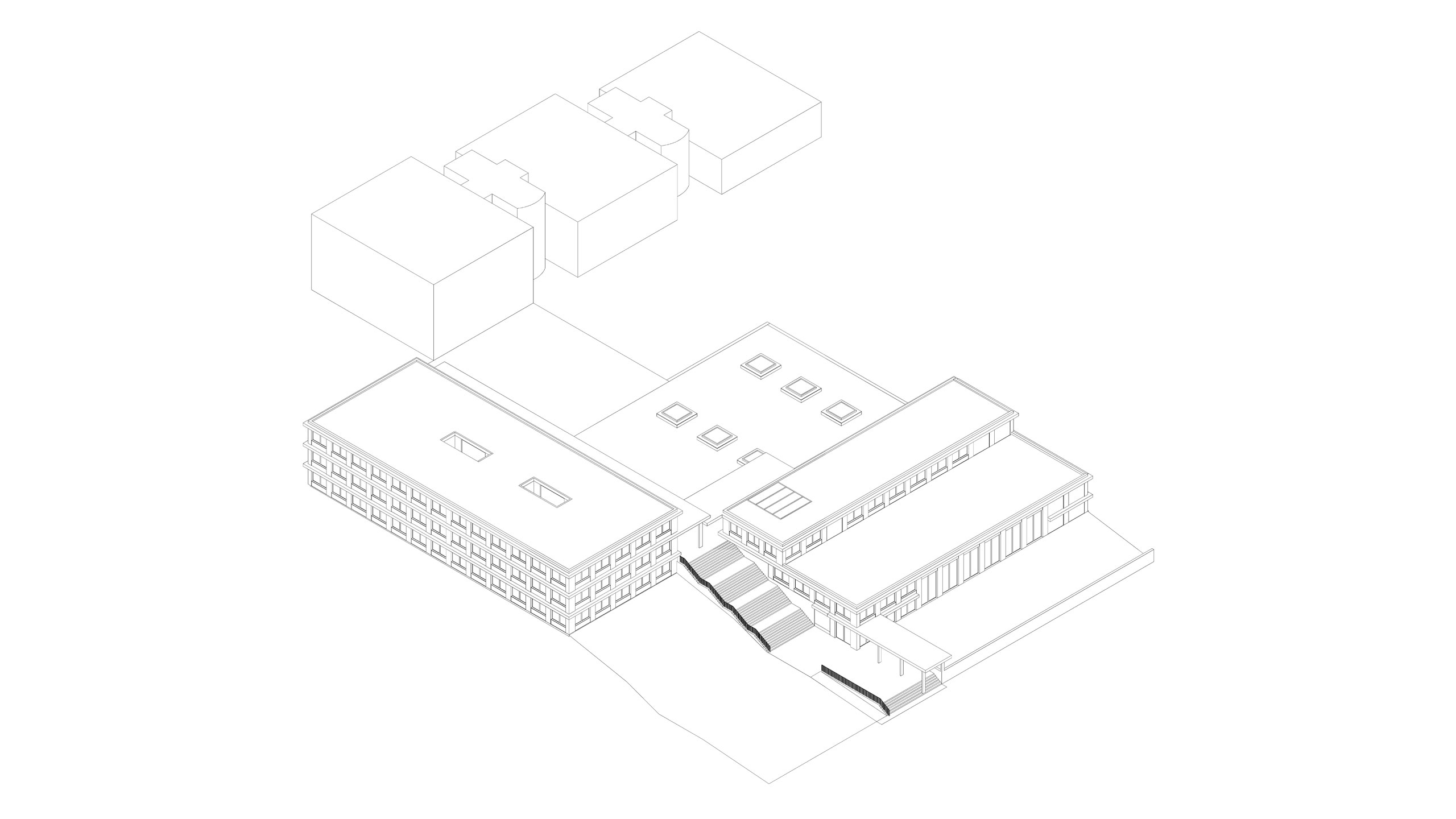 Visualisierung Schulhaus Buchs